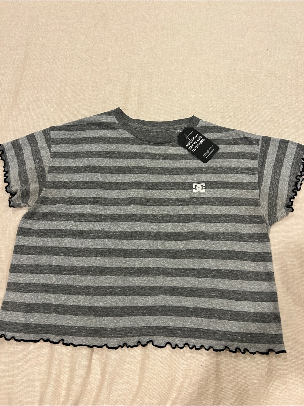NWT American Recycled Clothing DC Shoes Striped Lettuce Edges  Size Medium